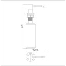 Дозатор встраиваемый в мойку Wisent арт. W405A хром (W405A) 