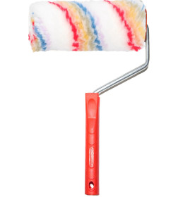 Валик MULTICOLOR 25 см х 61 мм с ручкой 8 мм FASTER TOOLS B6951