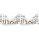 Фартук "Уличное кафе" ABC 3000х600х1.5мм