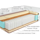 Матрас Kondor Sidney-3 Medio.120х200х23 (жаккард)