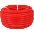 Трубка защитная гофрированная 35/43мм бухта 50м красная (для 32 трубы) AV Engineering (AVE800-002) 