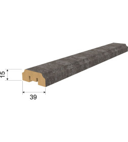 Интерьерная рейка МДФ  Бриона Тауэр Нью-Йорк 2680х39х15 мм.