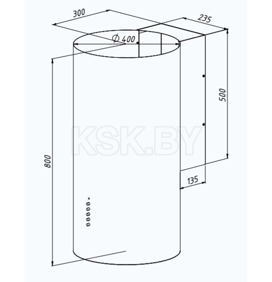 Вытяжка кухонная Akpo Balmera eco wk-4 черный