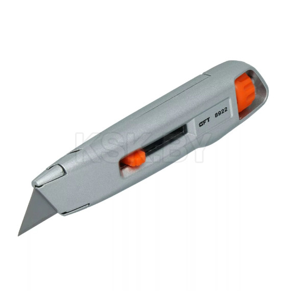 Нож алюминиевый для трапециевидных лезвий 19x60 мм FASTER TOOLS 8922 (8922) 
