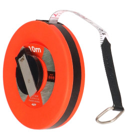 Лента мерная геодезическая на тканевой основе 10 м FASTER TOOLS 427