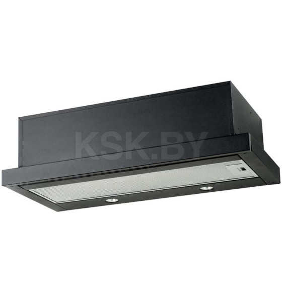 Вытяжка кухонная Akpo Light Eco Glass Twin 60 wk-7 чёрный Т-300