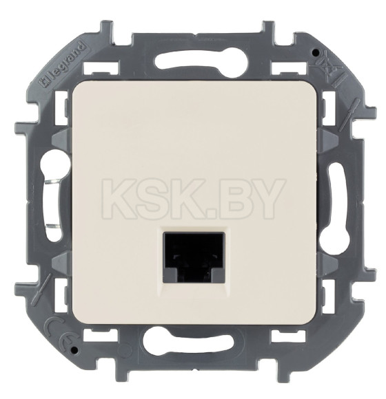 Розетка 1xRJ 45 UTP CAT5E слоновая кость INSPIRIA Legrand (673826) 