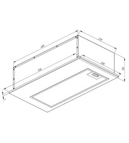 Вытяжка кухонная Akpo Mio 60 wk-12 белый