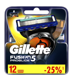 Кассеты Gillette FUSION ProGlide  12шт