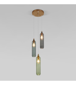 Подвесной светильник Eurosvet 50252/3 латунь