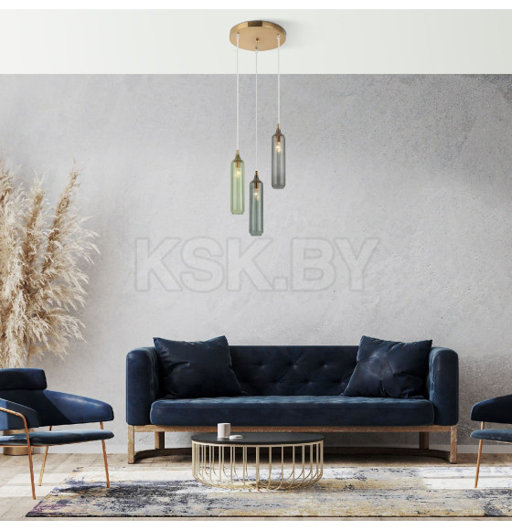 Подвесной светильник Eurosvet 50252/3 латунь (a063661) 