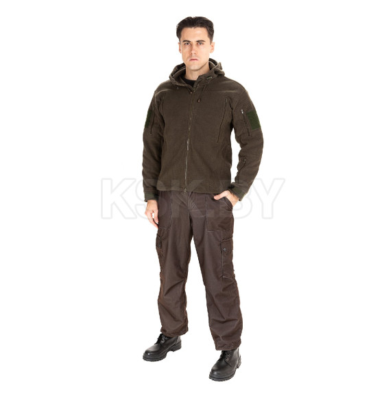 Куртка деми флисовая HUNTSMAN Камелот Хаки тк Polarfleece 48-50/176