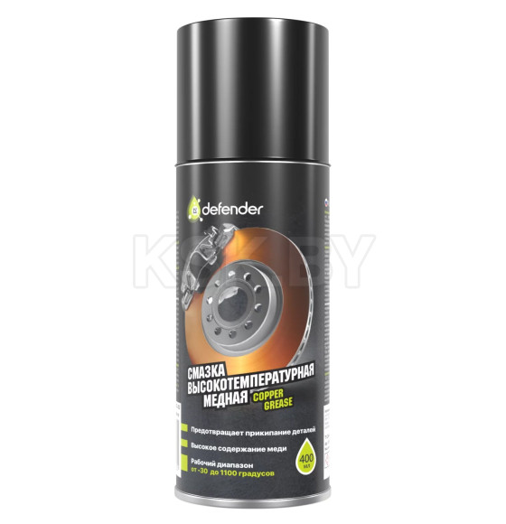 Смазка медная высокотемпературная Defender Copper Grease 400мл.