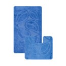 Набор ковриков  MAXIMUS FLORA 50X80 40X50-2509-BLUE-FLORA (50X80 40X50-2509-BLUE-FLORA) 
