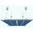 Рейка супер-хром открытая ТИП-AN85 A, 85х4000мм,1шт,=0,4м2, Албес