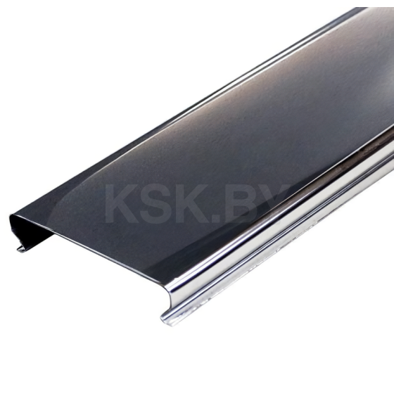 Рейка супер-хром открытая ТИП-AN85 A, 85х4000мм,1шт,=0,4м2, Албес