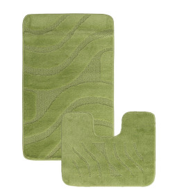 Набор ковриков  MAXIMUS SYMPHONY 50X80 40X50-2510-GREEN-SYMPHONY