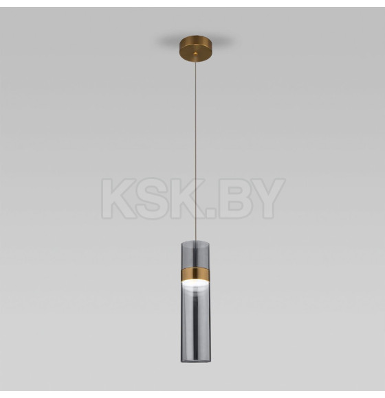 Подвесной светильник Eurosvet 50244/1 LED латунь/дымчатый (a061287) 