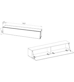 Шкаф навесной POINT ТИП-50 Белый НК-мебель 71774458