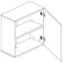 Шкаф навесной POINT ТИП-60 Дуб Вотан НК-мебель 71774463 (71774463) 