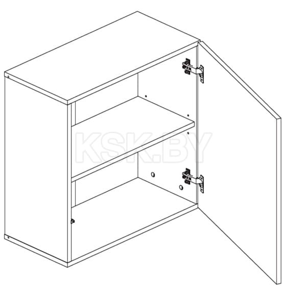 Шкаф навесной POINT ТИП-60 Дуб Вотан НК-мебель 71774463 (71774463) 