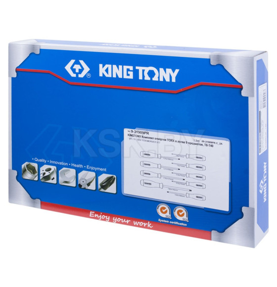 Набор отверток TORX (9 предметов) KING TONY 9-31909PR (9-31909PR) 