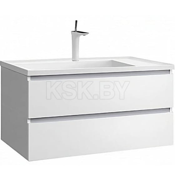 Тумба Belux под умывальник Belux Фаворит НП 120-02 Белый глянцевый
