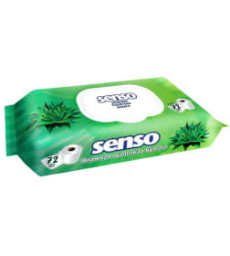Влажная туалетная бумага  Senso  72 шт