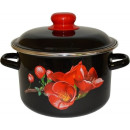 Кастрюля эмалированная Apple 3,0л TM Appetite, 1MD181P (1MD181P) 