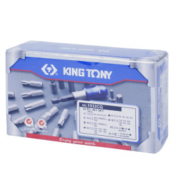 Набор бит с держателем 1/4" (32 предмета) KING TONY 1032CQ