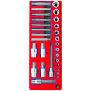 Набор головок и бит TORX (28 предметов) МАСТАК 5-03428 (5-03428) 