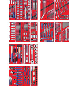 Набор инструментов для инструментальной тележки "ЭКСПЕРТ" (323 предмета) МАСТАК 5-00323