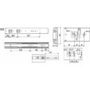 Направляющая шариковая h=45 L-500 Aks Plus (38036) 