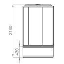 Кабина душевая DOMANI-Spa Simple high  DS01Sm99HBT00 (DS01Sm99HBT00) 