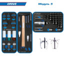 Тележка инструментальная с набором инструментов "DRIVE" (251 предмет) KING TONY 934-251AMG (934-251AMG) 