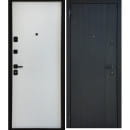 Дверь входная "TR6" Черный кварц/Белый (левая) 860х2050 мм