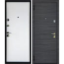 Дверь входная "TR12" Дуб мадейра/Белый (левая) 860х2050 мм