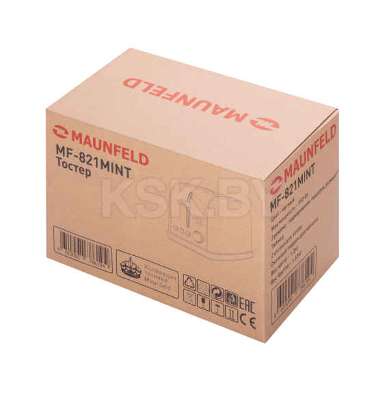 Тостер MAUNFELD MF-821MINT (КА-00017564) 