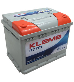 Аккумулятор 6СТ-60VLR KLEMA Norm 60Ah 480A