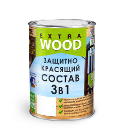 Защитно-красящий состав 3 в1 Гавань (3 л)  FARBITEX PROFI WOOD EXTRA