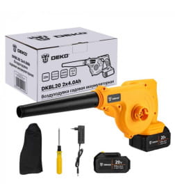 Воздуходувка-пылесос аккумуляторная DEKO DKBL20 SET, 063-4313