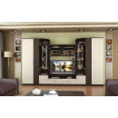 Гостиная Палермо-1 (анкор темный/анкор белый) (ЦРК.ПЛР.01 т/б) 