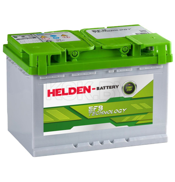 Аккумулятор HELDEN EFB 12V L2 63 Ah 560A R+