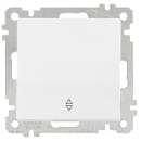 Переключатель 1-кл на два направления, пруж. зажимы, белый Mutlusan (2100-403-0101) 