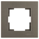 Рамка 1 пост, дымчатый Rita, Mutlusan (2220-800-1195) 