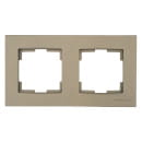 Рамка 2 поста, горизонтальный монтаж, антрацит Rita Mutlusan (2220-800-1286) 