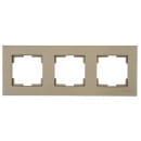 Рамка 3 поста, горизонтальный монтаж, антрацит Rita Mutlusan (2220-800-1386) 