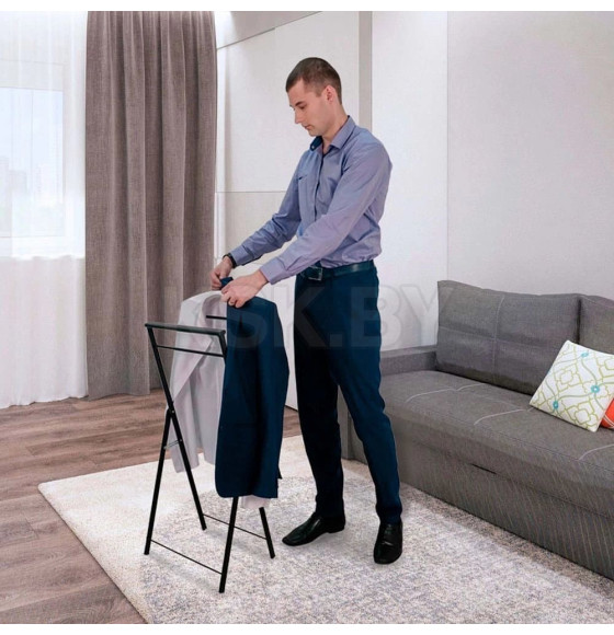 Вешалка костюмная Контур, (чёрный) (93270) 