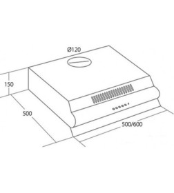 Кухонная вытяжка Akpo P-3050 wk-7 серый