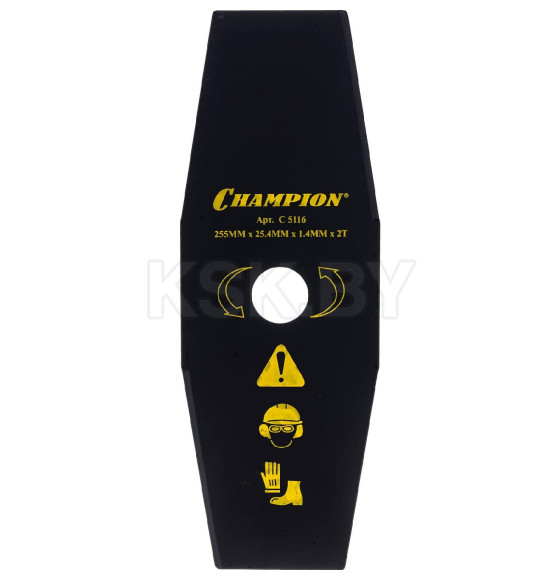 Нож для жесткой травы 2/255/25.4 CHAMPION C5116 (C5116) 